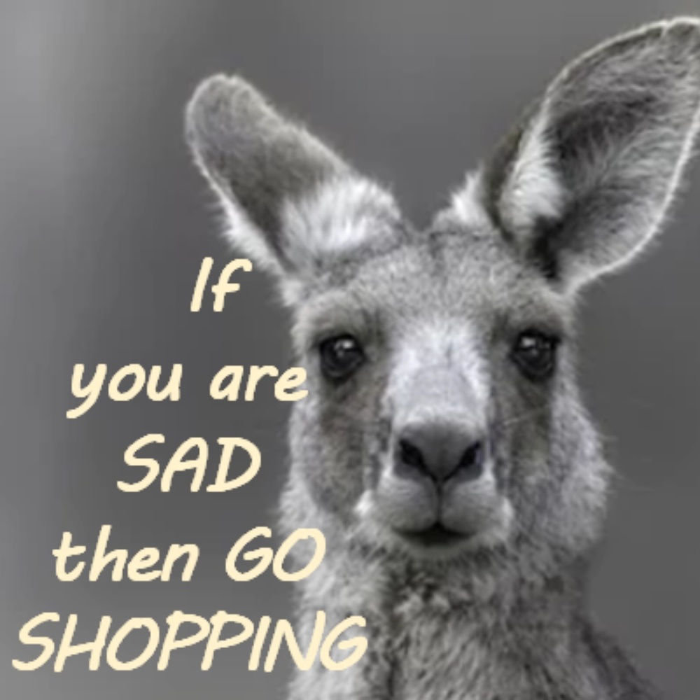 If you are sad then go shopping ππ - Picture 1 of 1